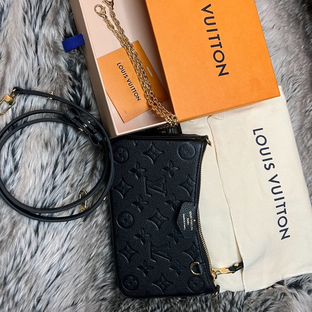 Black louis vuitton bag